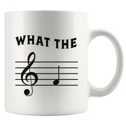 What the F Ceramic Mug 11 oz White - Panvola