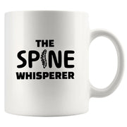 The Spine Whisperer Ceramic Mug 11 oz White - Panvola