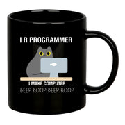 I R Programmer Coffee Mug 11 oz Black - Panvola