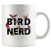 Bird Nerd Ceramic Mug 11 oz White - Panvola
