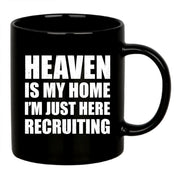 Heaven Is My Home Ceramic Mug 11 oz Black - Panvola