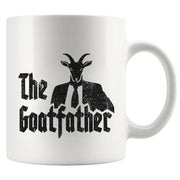 The Goatfather Ceramic Mug 11 oz White - Panvola