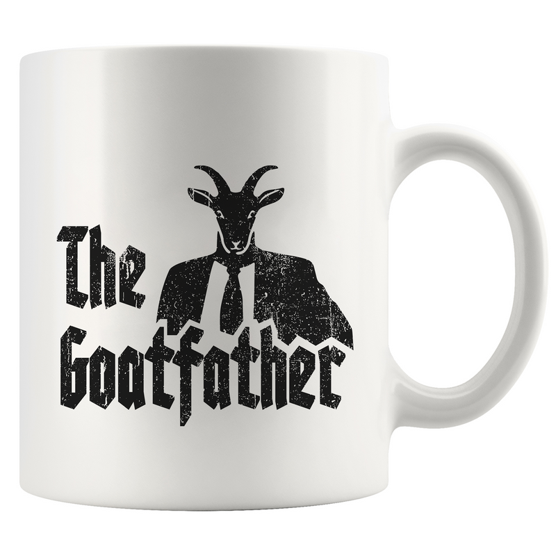 The Goatfather Ceramic Mug 11 oz White