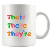 Their There They're Ceramic Mug 11 oz White - Panvola
