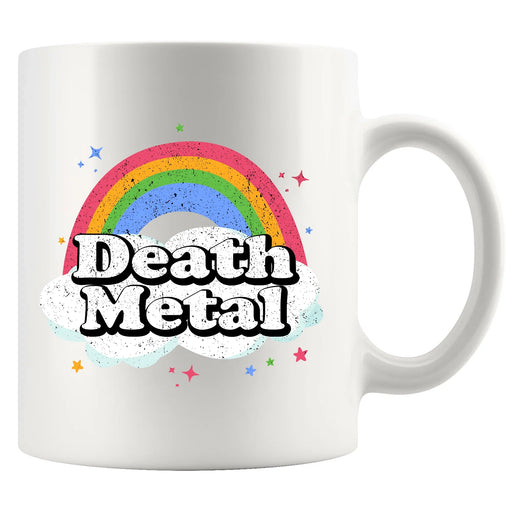Death Metal Ceramic Mug 11 oz White - Panvola