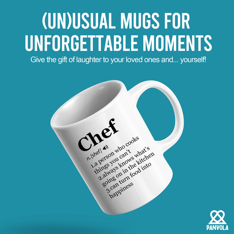 Chef Definition Mug Chef Gifts Ceramic Mug 11oz White