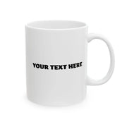 Personalized Easily Distracted By Plants Ceramic Mug 11 oz White - Panvola