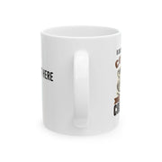 Personalized I Just Need Coffee And My Crochet Customized Ceramic Mug 11 oz White - Panvola