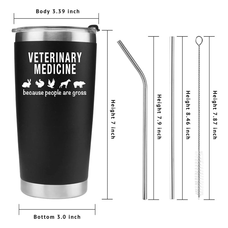 Veterinary Medicine Because People Are Gross Vacuum Insulated Tumbler - Panvola