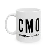 Personalized Chief Marrying Officer CMO Minister Coffee Mug 11 oz - Panvola