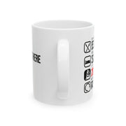 Personalized Eat Sleep Anime Repeat Customized Ceramic Mug 11 oz White.