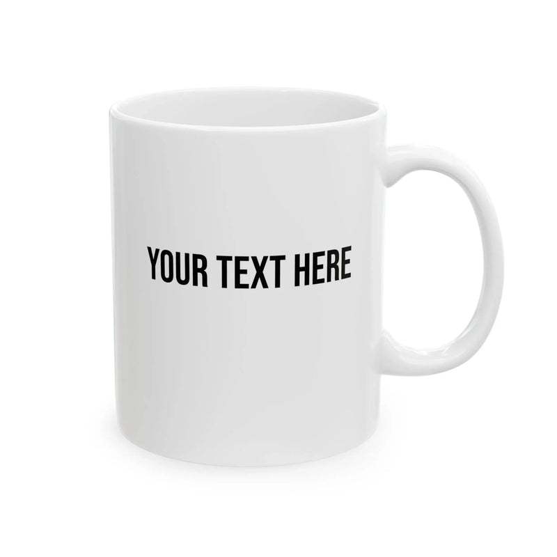 Personalized Scared Bowling Pins Customized Ceramic Mug 11 oz White - Panvola