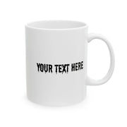 Personalized Murder Shows and Comfy Clothes Ceramic Mug 11 oz White - Panvola