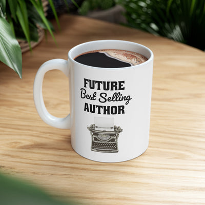 Panvola Personalized Future Author Customized Writer Novelist Scriptwriter Student Graduation Birthday Valentines Christmas Ceramic Coffee Mug 11oz