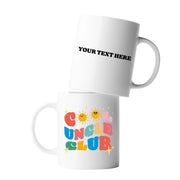 Personalized Cool Uncle Club Ceramic Mug 11 oz White - Panvola