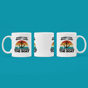 Sorry For What I Said While Docking The Boat Coffee Mug 11 oz White.