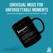 Lawyer Definition Ceramic Mug 11 oz Black - Panvola