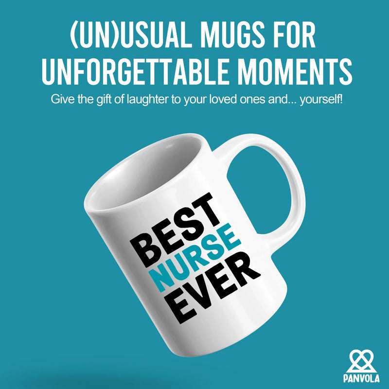 Best Nurse Ever Ceramic Mug 11 oz White - Panvola