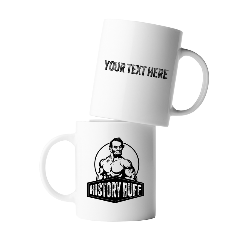 Personalized  History Buff Ceramic Mug 11 oz White