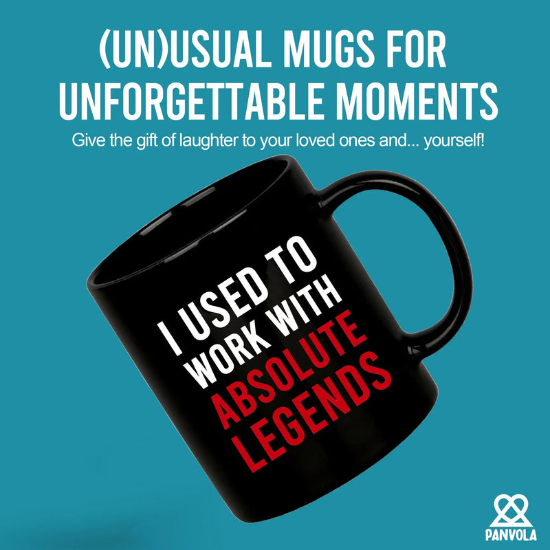 I Used To Work With Absolute Legend Coffee Mug 11 oz Black - Panvola