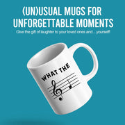 What the F Ceramic Mug 11 oz White - Panvola
