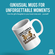 I Don’t Have A Short Attention Span I Just Oh Look A Squirrel Ceramic Mug 11 oz White - Panvola