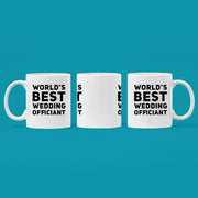World's Best Wedding Officiant Mug Pastor Appreciation Gift.