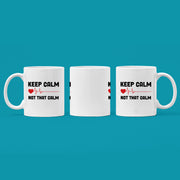 Keep Calm Not That Calm Nurse Doctor Coffee Mug 11 oz White.
