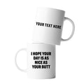 Personalized white mug · 11oz