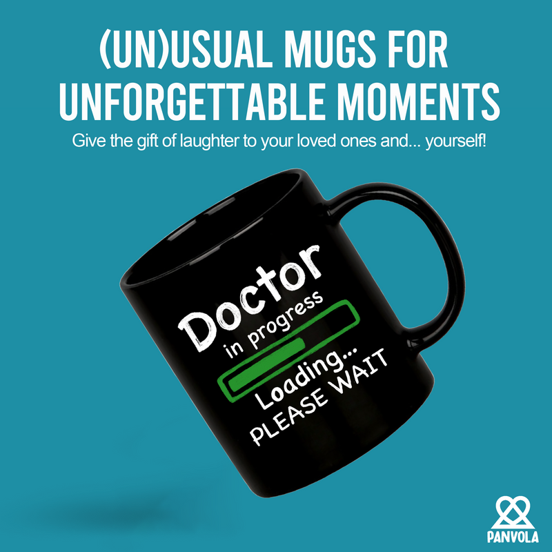 Doctor in Progress Loading Ceramic Mug 11 oz Black