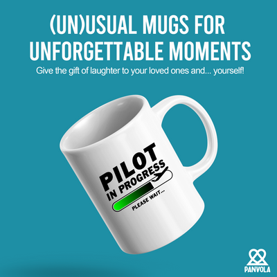 Pilot In Progress Ceramic Mug 11 oz White