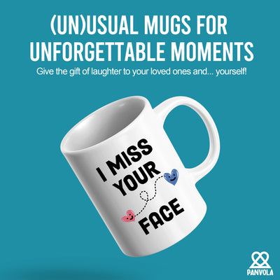 I Miss Your Face Long Distance Friendship Gifts Ceramic Mug 11oz White