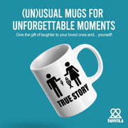 True Story Fishing Gift For Women Ceramic Mug 11 oz White - Panvola