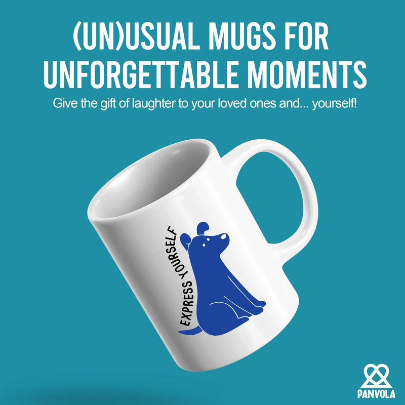 Express Yourself Ceramic Mug 11 oz White - Panvola
