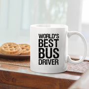 Worlds Best Bus Driver Coffee Mug 11 oz White.