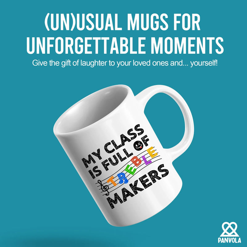 My Class is full of Treble Makers Ceramic Mug 11 oz White - Panvola