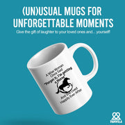 A Wise Woman Once Said Forget It, I’m Getting A Horse Ceramic Mug 11 oz White - Panvola
