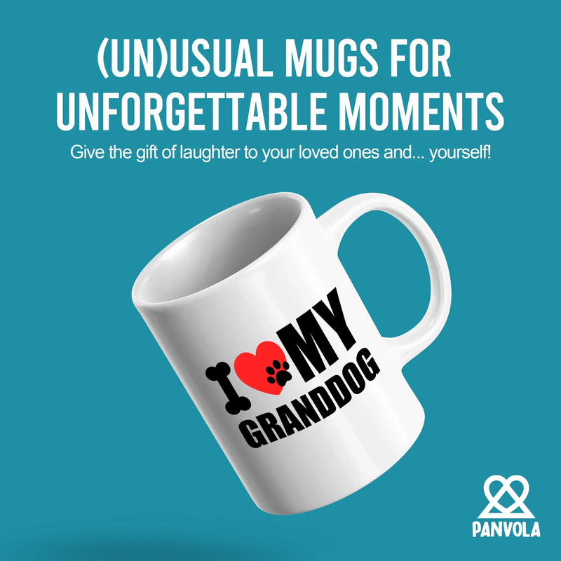 I Love My Granddog Ceramic Mug 11 oz White - Panvola