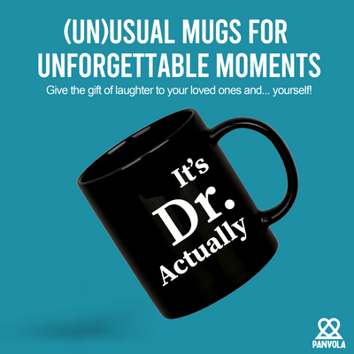 It's Doctor Actually Ceramic Mug 11 oz Black