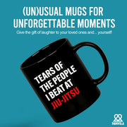Tears Of The People I Beat At Jiu-Jitsu Ceramic Mug 11 oz Black - Panvola