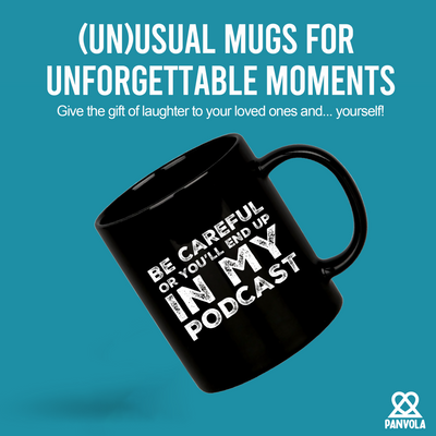 Be Careful Or You'll End Up In My Podcast Ceramic Mug 11 oz Black