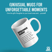 Difference Maker Definition Ceramic Mug 11 oz White - Panvola