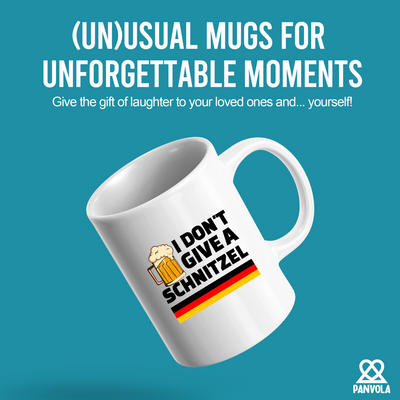 I Don't Give A Schnitzel Ceramic Mug 11 oz White