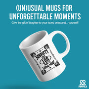 Sobriety From 100 Proof to Living Proof Ceramic Mug 11 oz White - Panvola