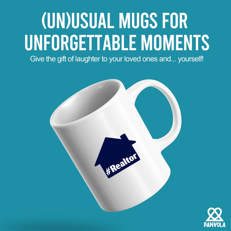 Hashtag Realtor Ceramic Mug 11 oz White - Panvola