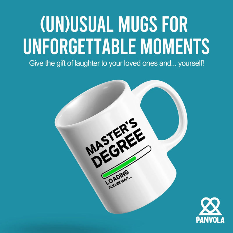 Master’s Degree Loading Please Wait Ceramic Mug 11 oz White - Panvola