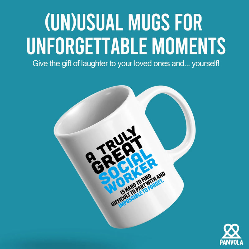 A Truly Great Social Worker Is Hard To Find Ceramic Mug 11 oz White - Panvola