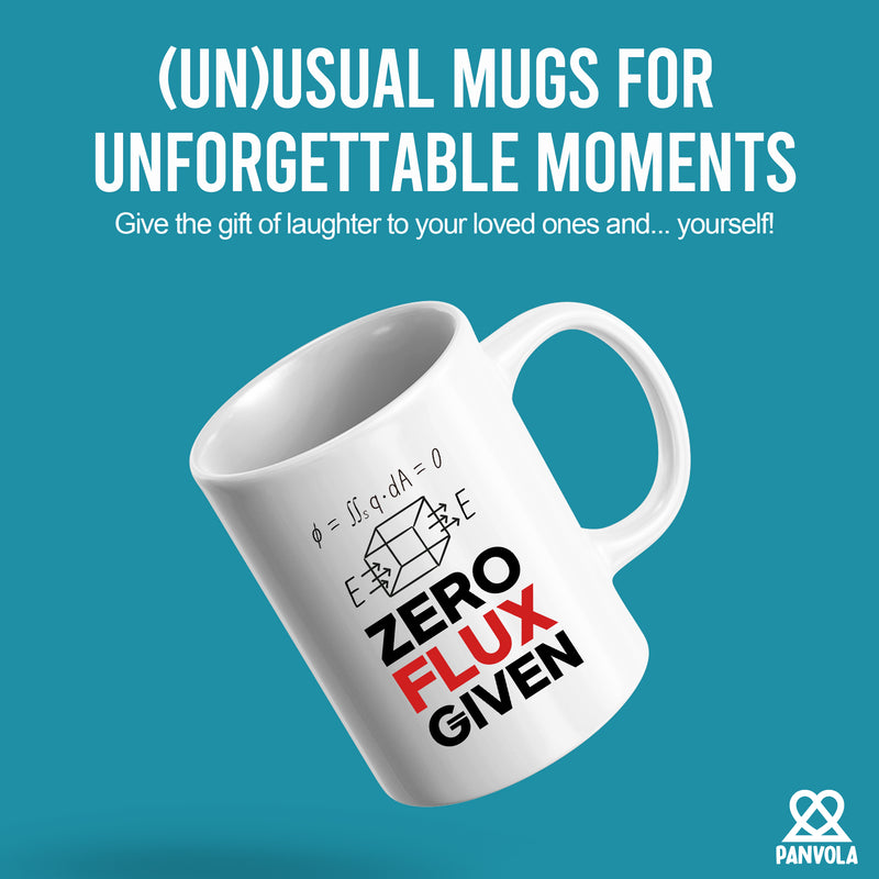 Zero Flux Given Ceramic Mug 11 oz White.