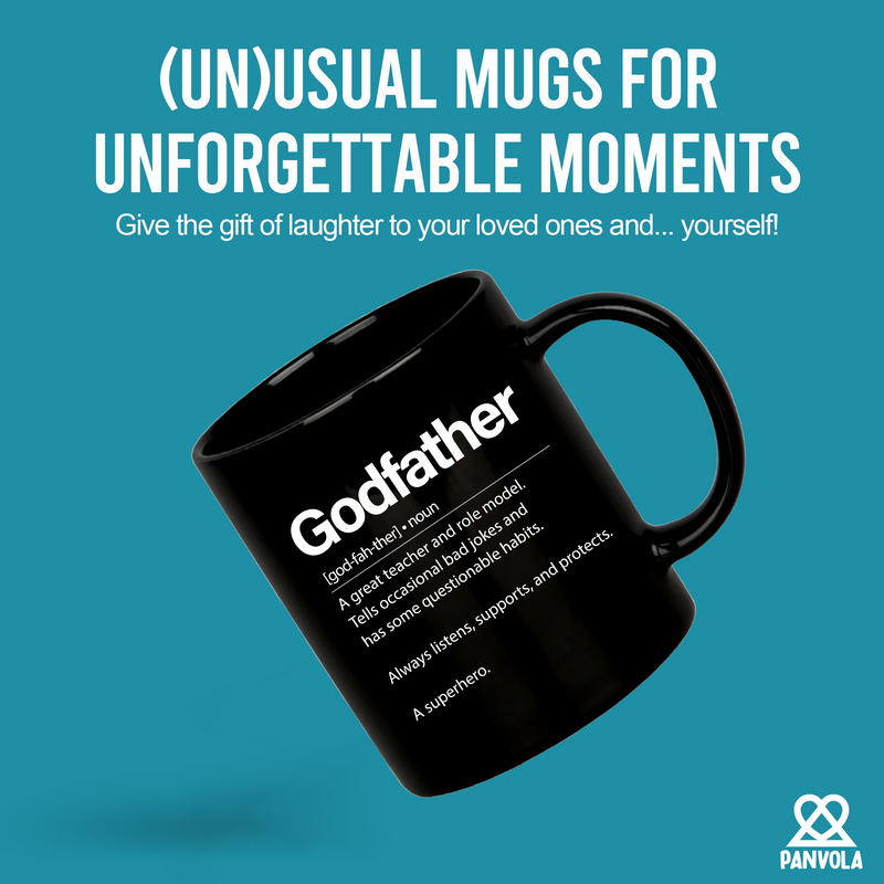 Godfather Definition Ceramic Mug 11 oz Black