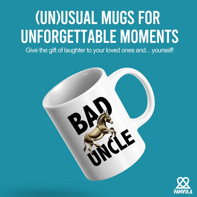 Bad Uncle Ceramic Mug 11 oz White - Panvola